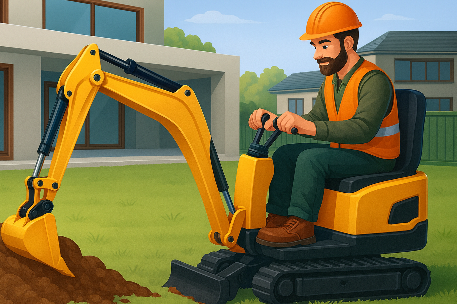 Operador profesional de La Cavadora